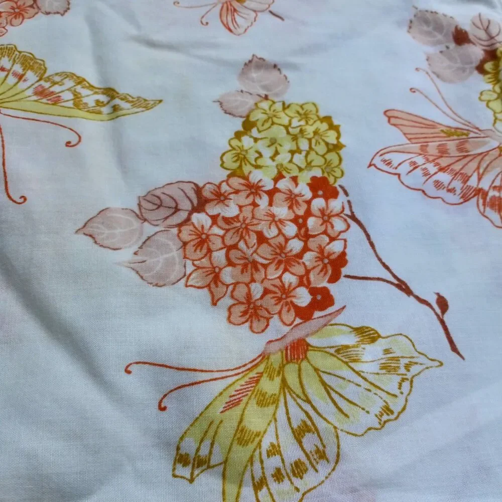 Vtg Cannon Monticello Firenzia Pillowcase-Queen Size 20